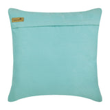 Contemporary Light Sea Blue - Sea Blue Faux Suede Throw Pillow Cover