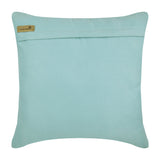 Contemporary Light Sea Blue - Sea Blue Faux Suede Decorative Euro Sham