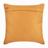 Contemporary Mustard Yellow - Mustard Faux Suede Throw Pillow Cover