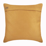 Contemporary Mustard Yellow - Mustard Faux Suede Decorative Euro Sham