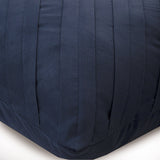 Contemporary Navy - Navy Blue Faux Suede Decorative Euro Sham