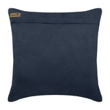 Contemporary Navy - Navy Blue Faux Suede Decorative Euro Sham