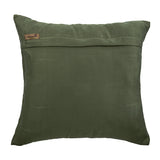 Contemporary Olive - Olive Green Faux Suede Throw Pillow Cover