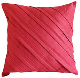 Contemporary Soft Pink - Pink Faux Suede Throw Pillow Cover