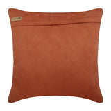 Contemporary Rust - Rust Faux Suede Decorative Euro Sham