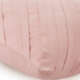 Contemporary Soft Pink - Pink Faux Suede Throw Pillow Cover