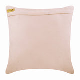 Contemporary Soft Pink - Pink Faux Suede Decorative Euro Sham
