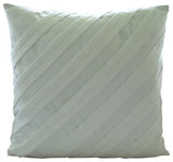 Contemporary Olive - Olive Green Faux Suede Throw Pillow Cover