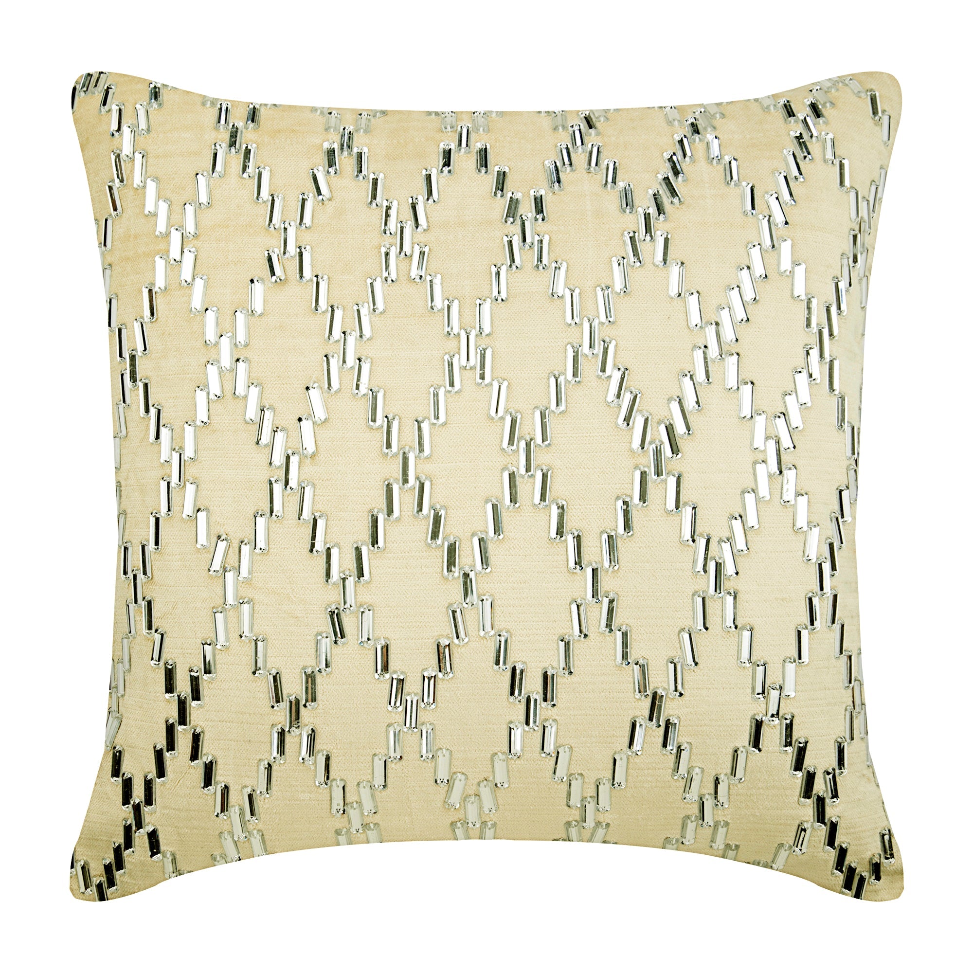 Crystal Argyle Pillow Cover