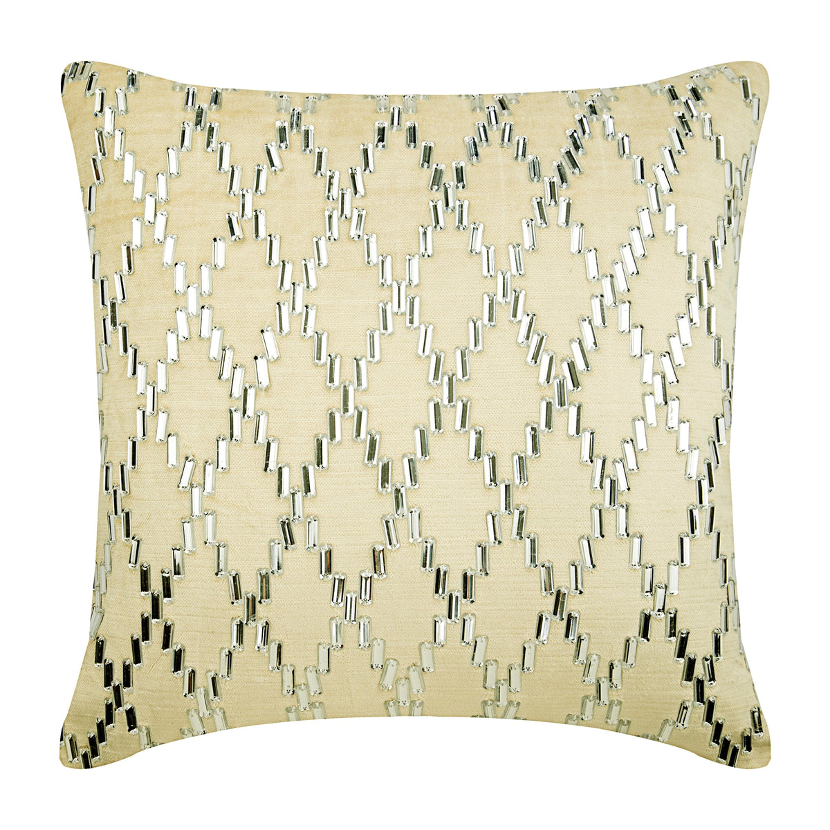 Crystal Argyle Pillow Cover