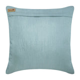 Crystal Buttercups - Light Blue Art Silk Throw Pillow Cover