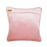 Crystal Fun - Pink Velvet Throw Pillow Cover