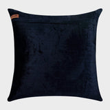 Crystal Gush - Navy Blue Velvet Throw Pillow Cover