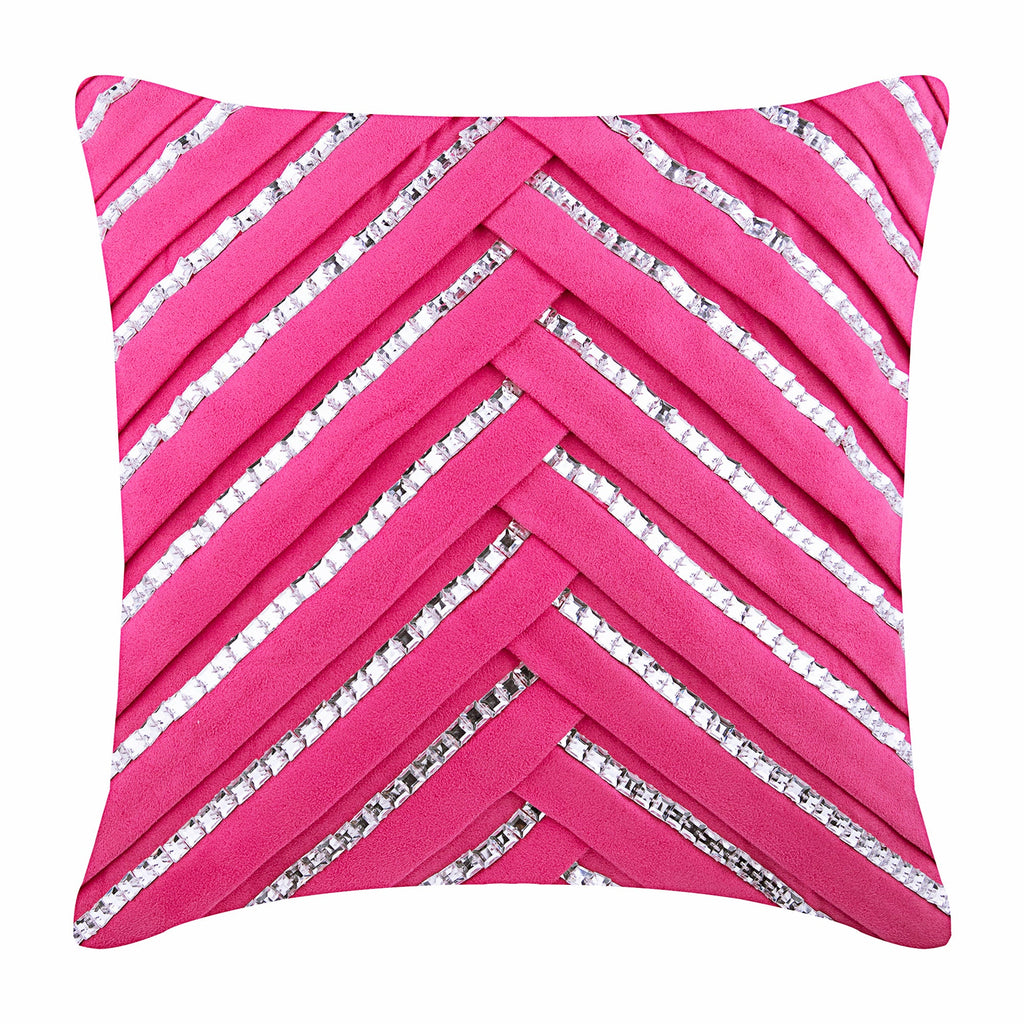 Crystal Heart Pillow Cover