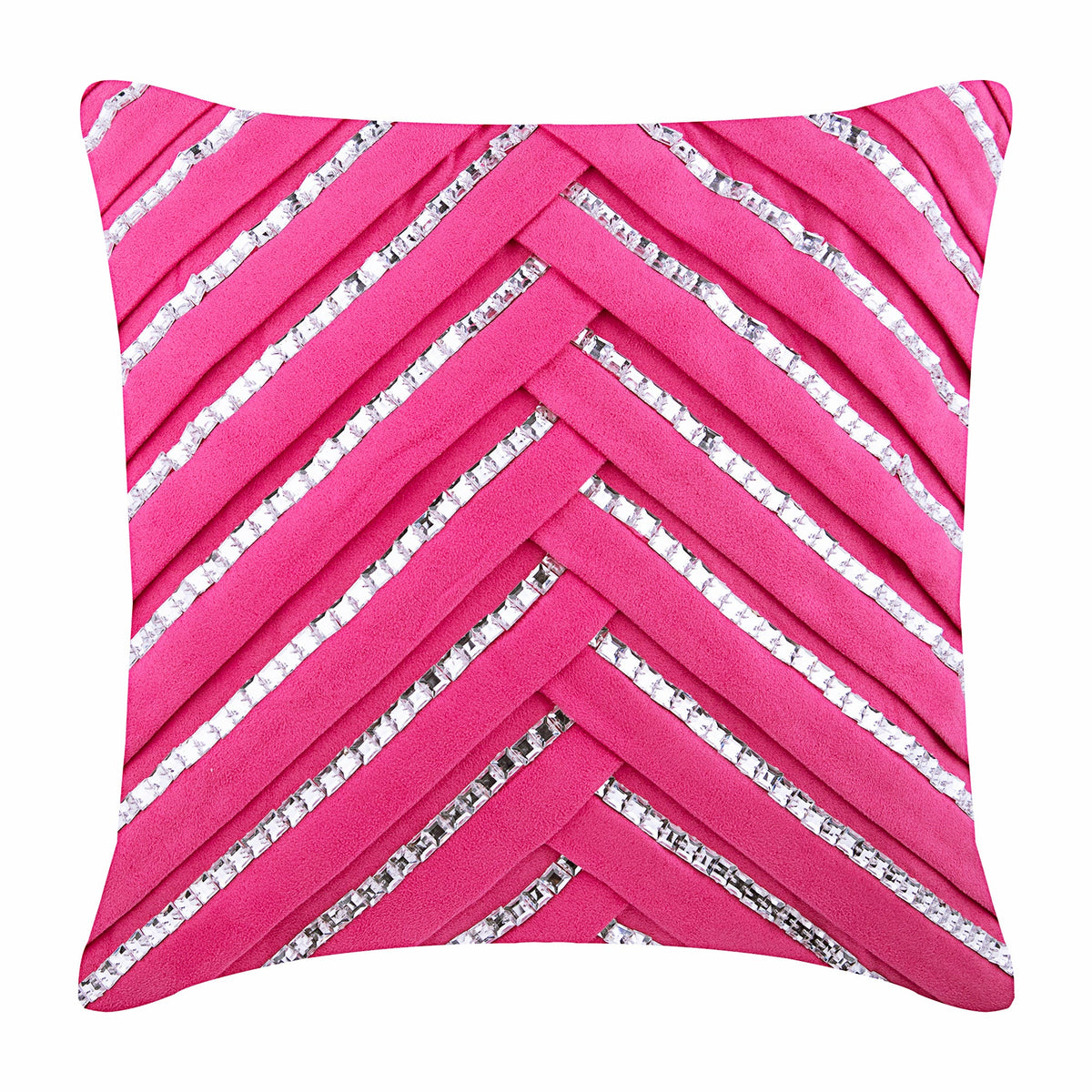Crystal Heart Pillow Cover