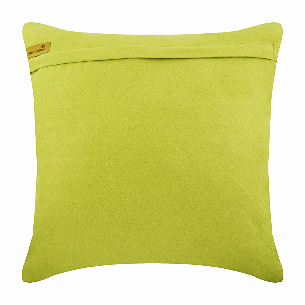 Crystal Lady - Apple Green Suede Decorative Euro Sham