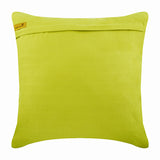 Crystal Lady - Apple Green Suede Throw Pillow Cover