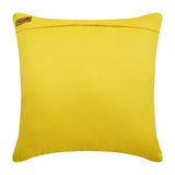 Crystal Light - Yellow Faux Suede Decorative Euro Sham