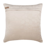 Crystal Moonstone - Ecru Velvet Throw Pillow Cover