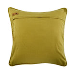 Damask Touch - Gold Jacquard Throw Pillow Cover