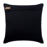 Dark Secret - Black Art Silk Decorative Euro Sham
