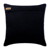 Dark Secret - Black Art Silk Throw Pillow Cover