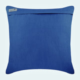 Day Dreamer - Royal Blue Cotton Linen Throw Pillow Cover