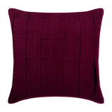 Deep Burgundy Love Tune Pillow Cover
