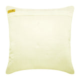 Delicate Bloom - Ivory Satin Throw Pillow Cover