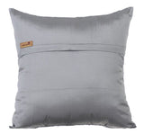 Diamond Girl Grey Silk Throw Pillow Cover