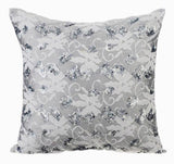 Diamond Girl - Gray Art Silk Decorative Euro Sham
