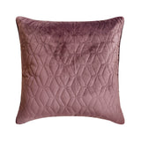 Diamond Purple - Purple Velvet Decorative Euro Sham