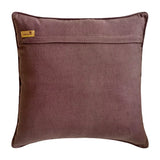 Diamond Mocha - Brown Velvet Throw Pillow Cover