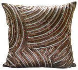 Plum Cheer - Plum Art Silk Throw Pillow Cover