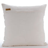 Belief - Gray Art Silk Throw Pillow Cover