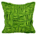 Dreamy White - White Satin Decorative Euro Sham