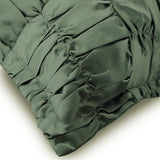 Dreamy Teal - Teal Blue Satin Decorative Euro Sham