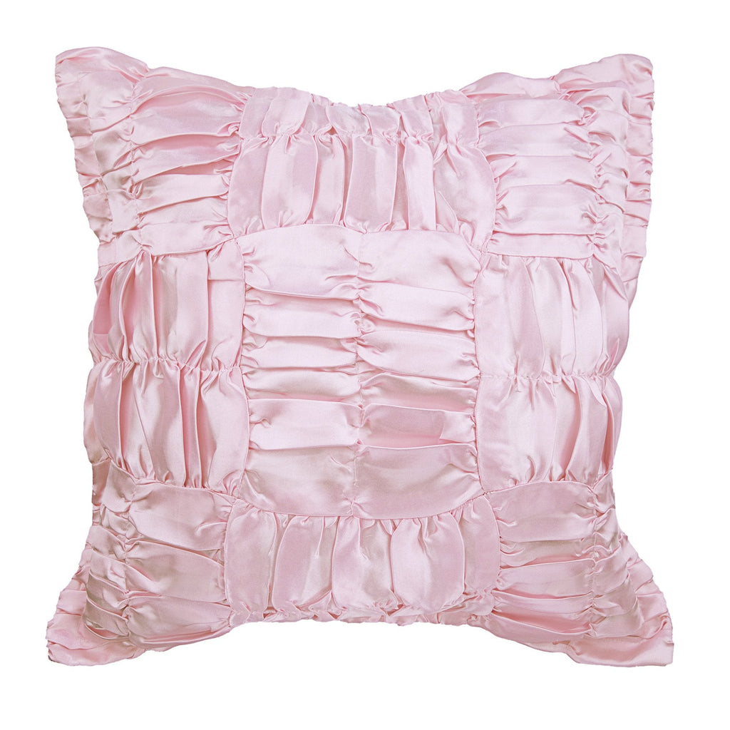 Dreamy Teal - Teal Blue Satin Throw Pillow Cover