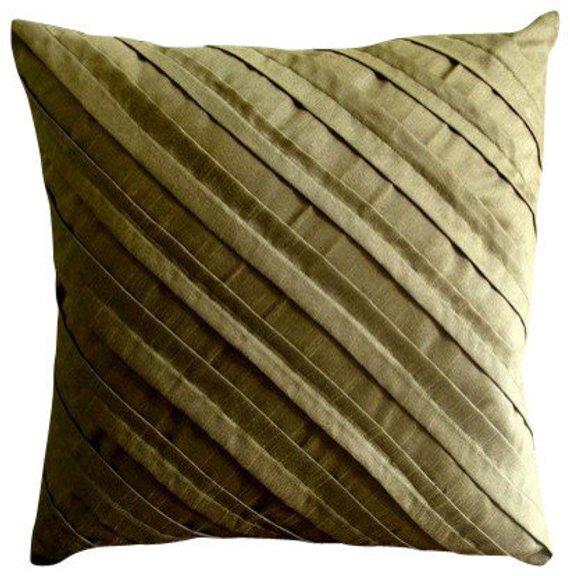 Earthy Affair Pintucks Decorative Euro Sham