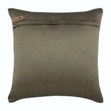 Earthy Delight - Earthy Green Art Silk Throw Pillow Cover