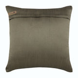 Earthy Delight - Earthy Green Art Silk Decorative Euro Sham