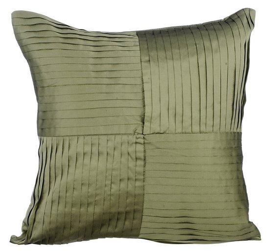 Grey Ripples - Gray Taffeta Decorative Euro Sham