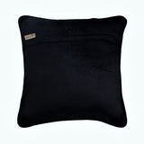 Emperors Crown - Black Velvet Decorative Throw Cushion Cover