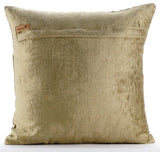 Enlightenment - Sage Green Velvet Throw Pillow Cover