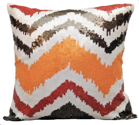 Fiery Mountain Pillow Cover