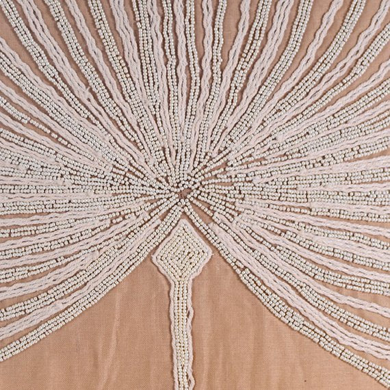 Fragrant Dream - Beige Cotton Linen Throw Pillow Cover