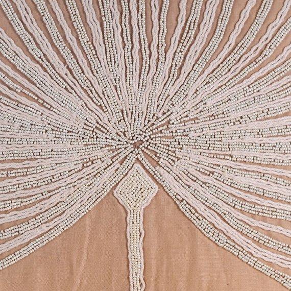 Fragrant Dream - Beige Cotton Linen Decorative Euro Sham