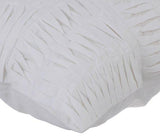 Free Spirit - White Cotton Linen Decorative Euro Sham