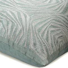 French Love - Light Blue Art Silk Decorative Euro Sham