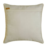 Fresh Linen - Beige Linen Embroidered Throw Pillow Cover